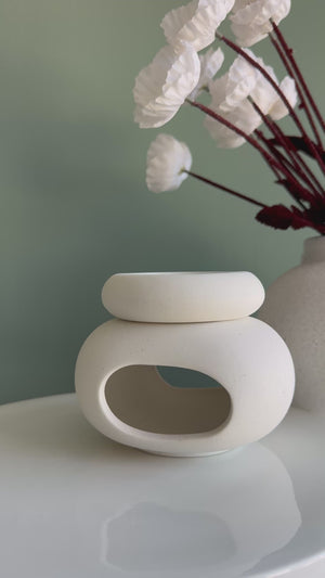 Brûle-parfum MINIMALISTE - Effet grès